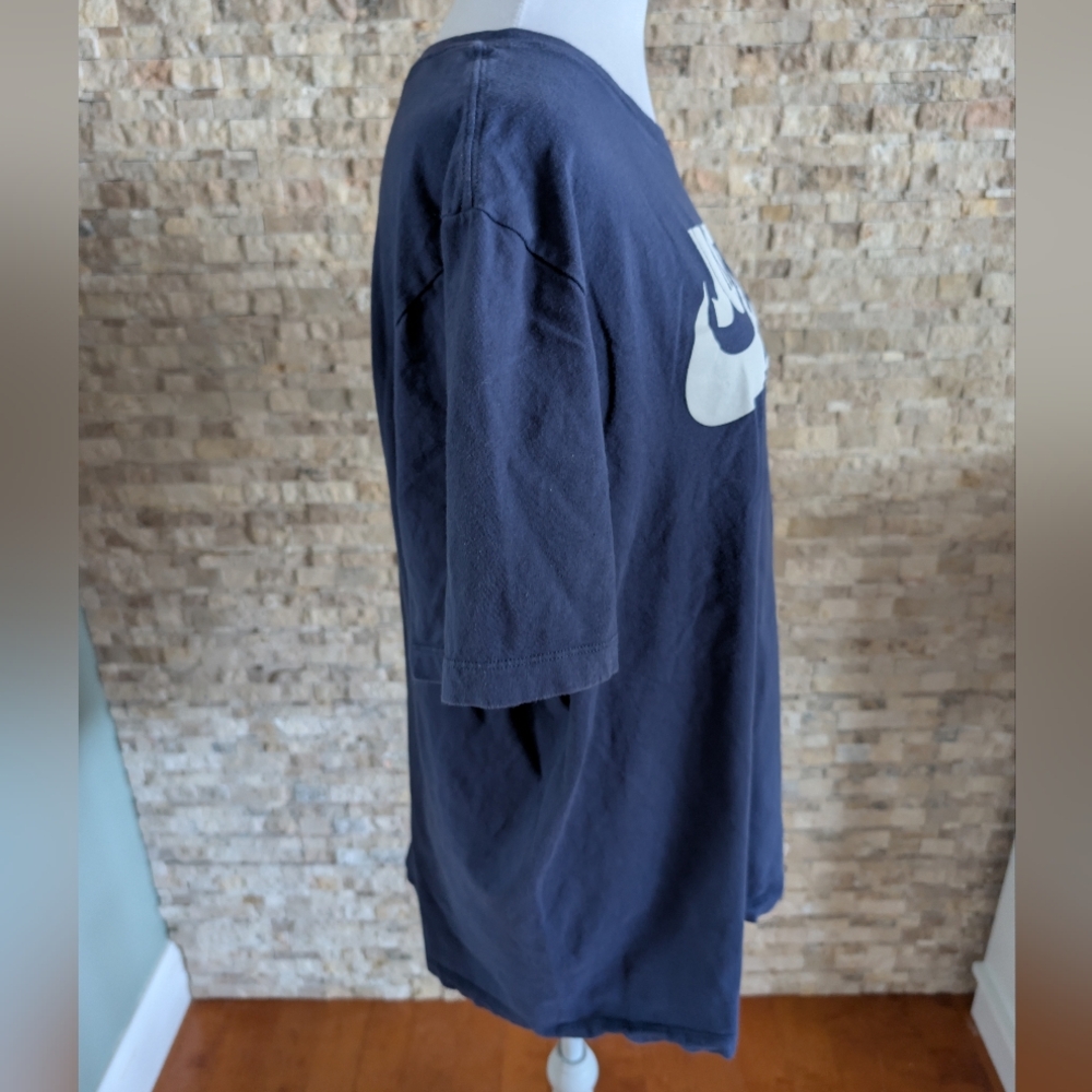 Nike Men's Sportswear Just Do It Swoosh T-Shirt Midnight Navy XXL 100% Cotton image 3